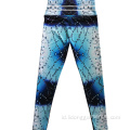 Printing Pinggang Tinggi Spandex Kustom Yoga Celana Legging